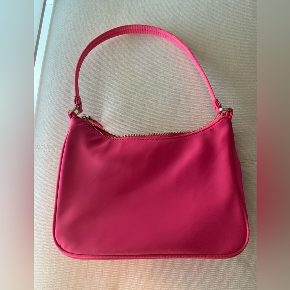 kate spade Hot Pink Shoulder Bag with Gold Logo - Picture 4 of 8
